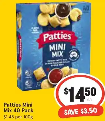 Ritchies Patties Mini Mix 40 Pack offer