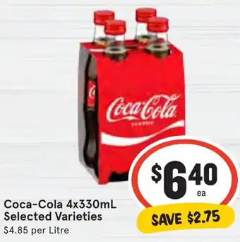 Ritchies Coca-Cola 4x330mL offer