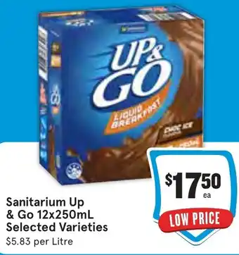 Ritchies Sanitarium Up & Go 12x250mL offer