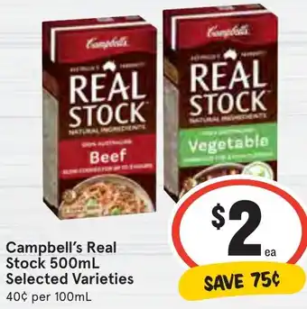 Ritchies Campbell's Real Stock 500mL offer