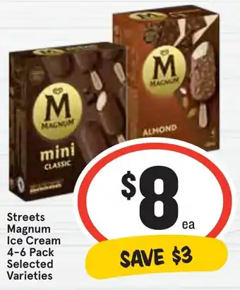 Ritchies Streets Magnum Ice Cream 4-6 Pack offer