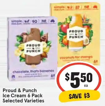 Ritchies Proud & Punch Ice Cream 6 Pack offer