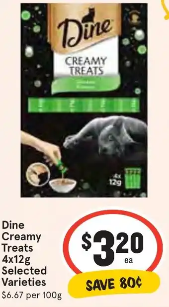 Ritchies Dine Creamy Treats 4x12g offer
