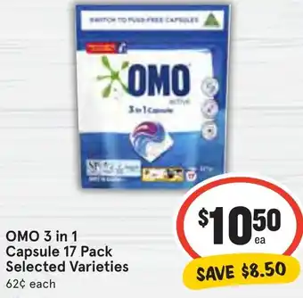 Ritchies OMO 3 in 1 Capsule 17 Pack offer