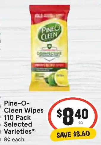 Ritchies Pine-O- Cleen Wipes 110 Pack offer