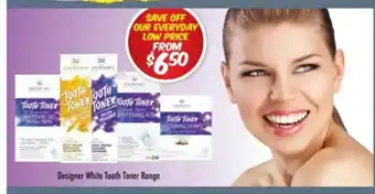 Designer White Tooth Toner Range