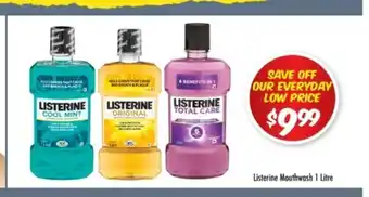Listerine Mouthwash 1 Litre