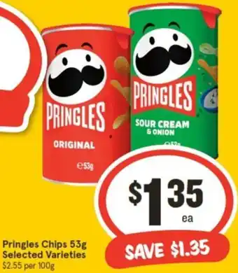 IGA Pringles Chips 53g offer