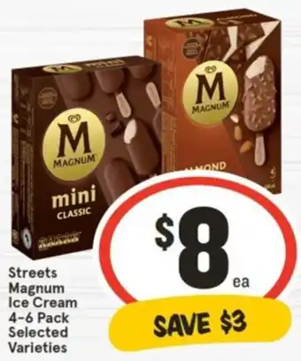 IGA Streets Magnum Ice Cream 4-6 Pack offer