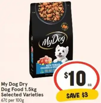 IGA My Dog Dry Dog Food 1.5kg offer