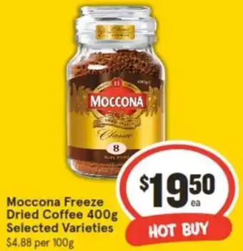 IGA Moccona Freeze Dried Coffee 400g offer