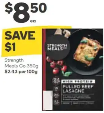 Woolworths Strength Meals Co 350g offer