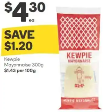 Woolworths Kewpie Mayonnaise 300g offer