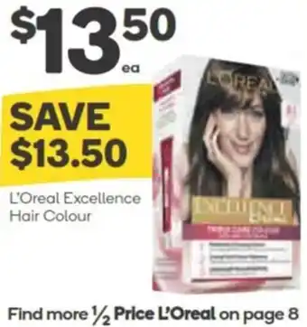 Woolworths L'Oreal Excellence Hair Colour offer