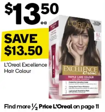 Woolworths L'Oreal Excellence Hair Colour offer