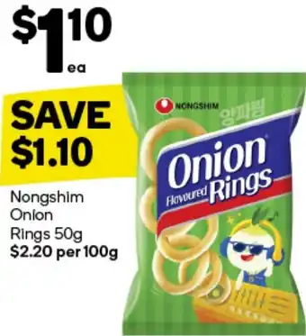 Woolworths Nongshim Onion Rings 50g offer