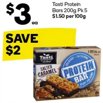 Woolworths Tasti Protein Bars 200g Pk 5 offer