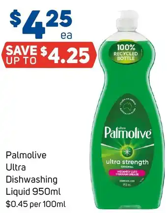 Foodland Palmolive Ultra Dishwashing Liquid 950ml offer