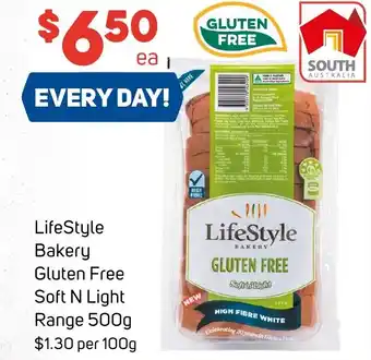 Foodland LifeStyle Bakery Gluten Free Soft N Light 500g offer