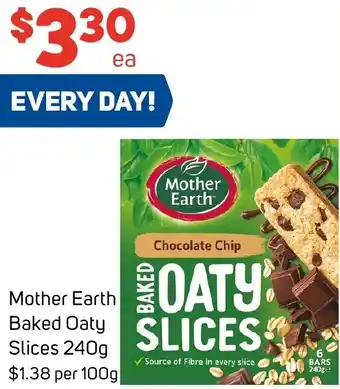 Foodland Mother Earth Chocolate Chip Slices 240g offer