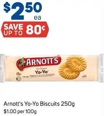 Foodland Arnott's Yo-Yo Biscuits 250g offer