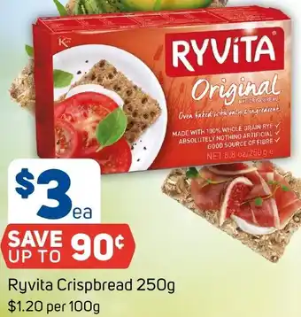 Foodland Ryvita Crispbread 250g offer