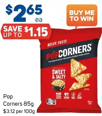 Foodland Pop Corners 85g offer