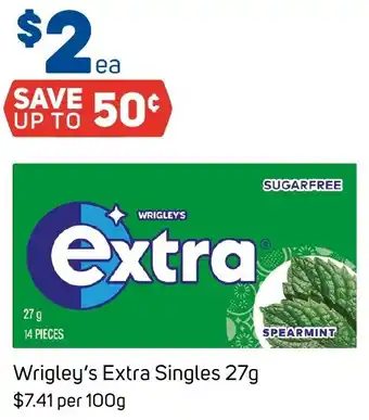 Foodland Wrigley's Extra Singles 27g offer