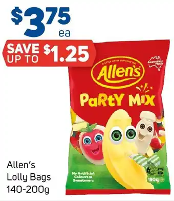 Foodland Allen's Lolly Bags 140-200g offer