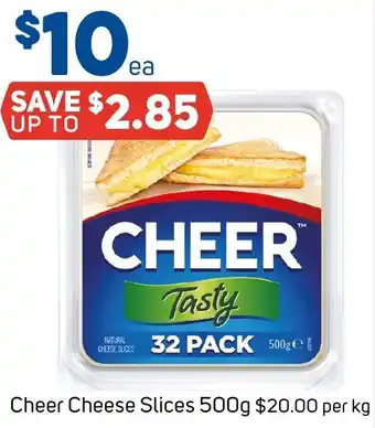 Foodland Cheer Cheese Slices 500g offer