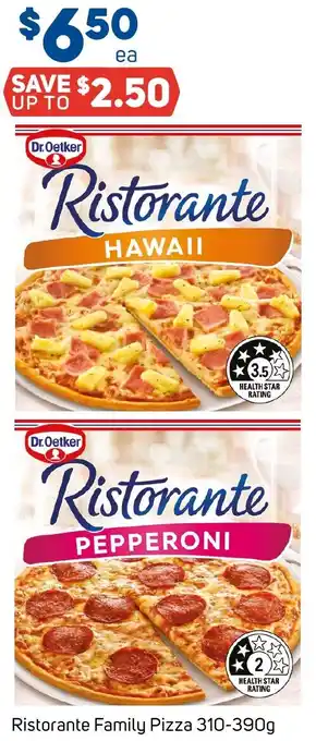 Foodland Ristorante Family Pizza 310-390g offer