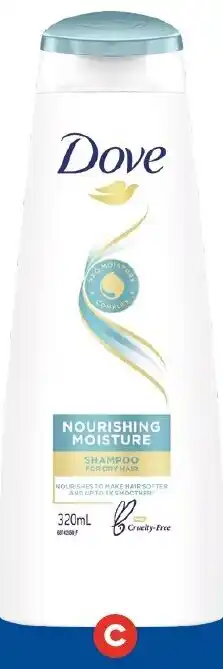 Foodland Dove Shampoo or Conditioner 320ml offer