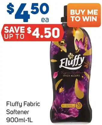 Fluffy Fabric Softener 900ml-1L