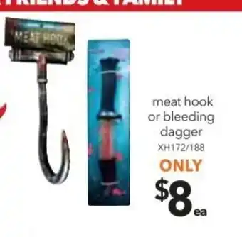 Cheap as Chips Meat Hook or Bleeding Dagger offer