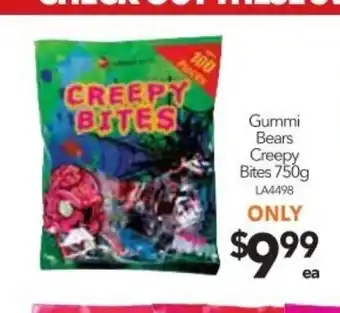 Gummi Bears Creepy Bites 750g