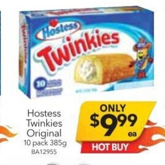 Cheap as Chips Hostess Twinkies Original 10 Pack offer