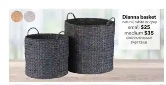 Cheap as Chips Dianna Basket - Small offer