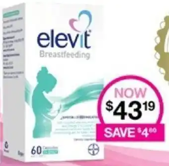 Priceline elevit Breastfeeding 60 Capsules offer