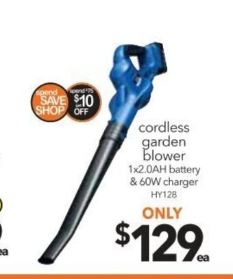 Cheap as Chips Cordless Garden Blower offer