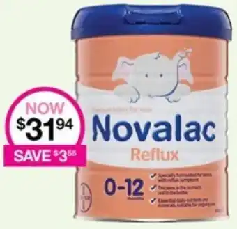 NOVALAC  Reflux 0-12 Months 800g