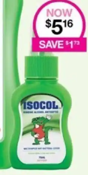 Priceline ISOCOL RUBBING ALCOHOL Isopropyl Alcohol 64% offer