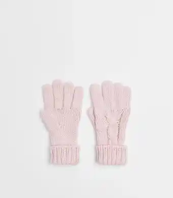 Target Cable Knit Gloves - Pink offer