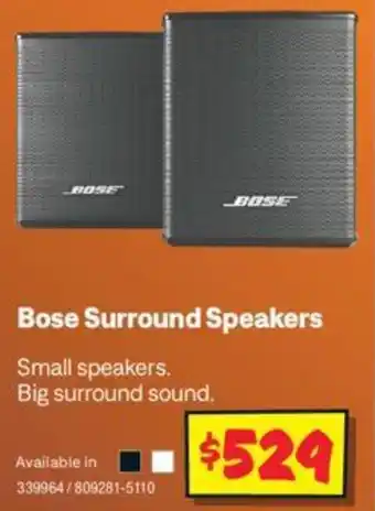 JB Hi-Fi Bose Surround Speakers offer