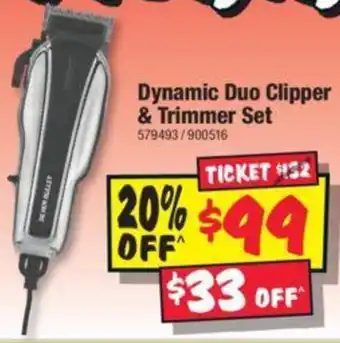 Dynamic Duo Clipper & Trimmer Set