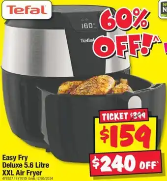 JB Hi-Fi Easy Fry Deluxe 5.6 Litre XXL Air Fryer offer