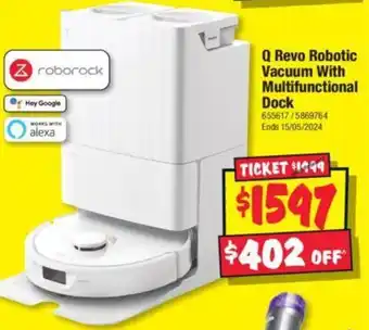 Q Revo Robotic Vacuum With Multifunctional Dock