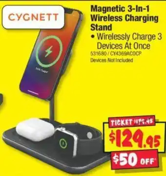 JB Hi-Fi Magnetic 3-In-1 Wireless Charging Stand offer