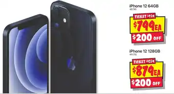 JB Hi-Fi iPhone 12 64GB offer