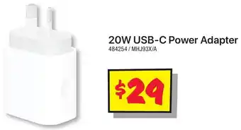 JB Hi-Fi 20W USB-C Power Adapter offer