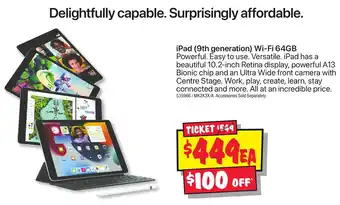 JB Hi-Fi iPad (9th generation) Wi-Fi 64GB offer